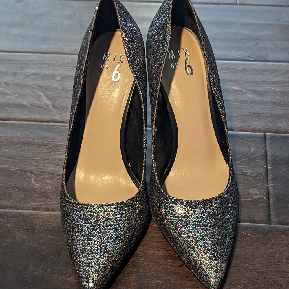 Mix No 6 tiny disco mirror pumps s11